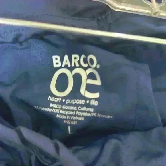 Barco One Large Navy Scrub Pants Athletic Type Lightweight Item# 3F - Picture 6 of 6